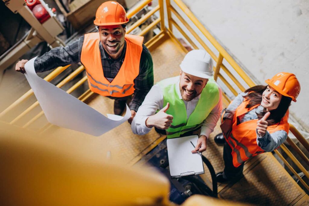 Mental wellbeing site management by Majestic Construction on a construction site