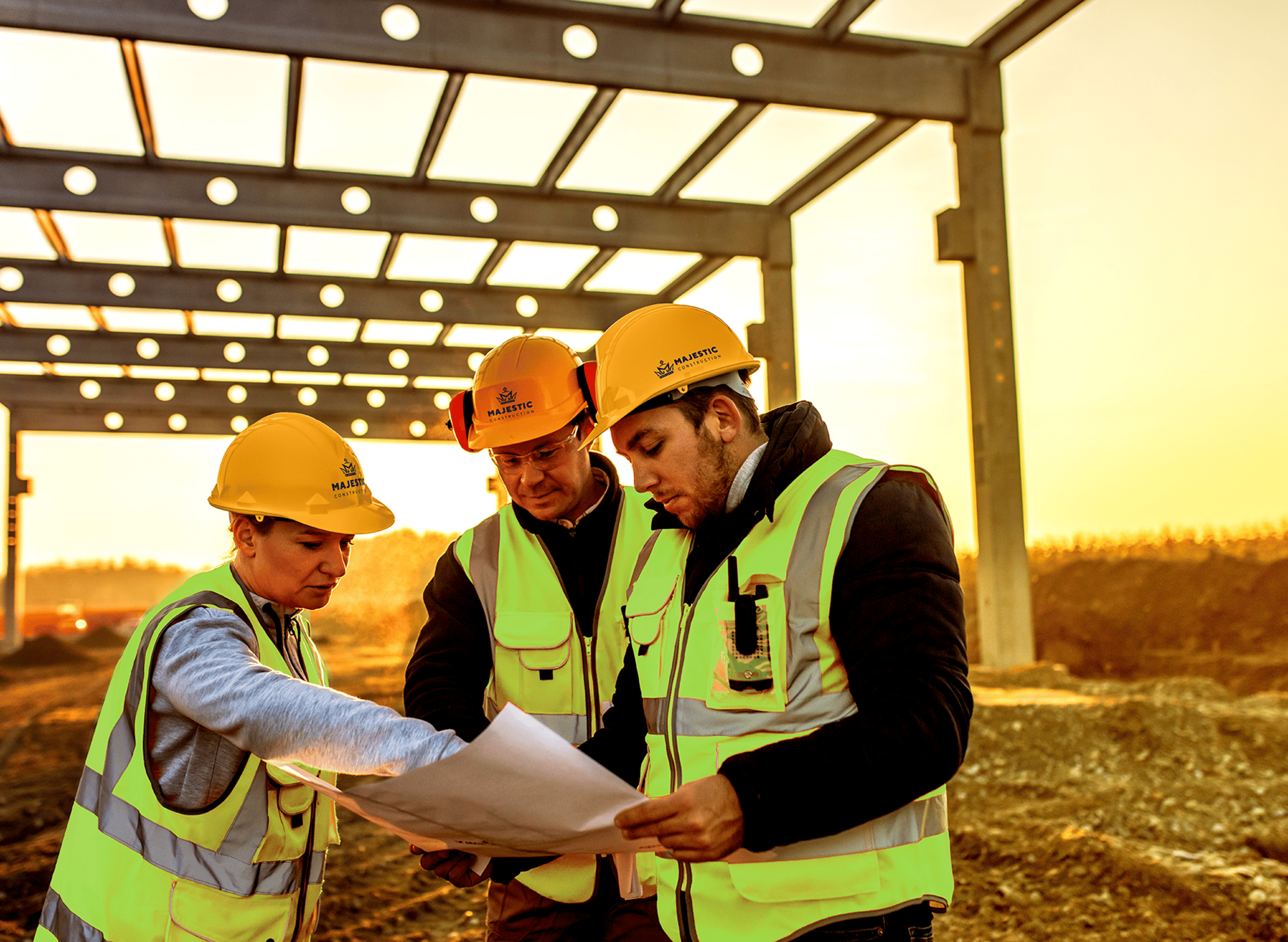 Professional groundworks support with Majestic Construction